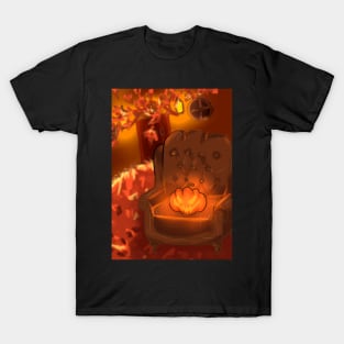 Halloween Couch Pumpkin T-Shirt